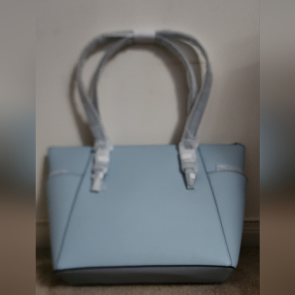 Michael Kors Charlotte TZ Tote Vista Blue Large - Picture 4 of 16